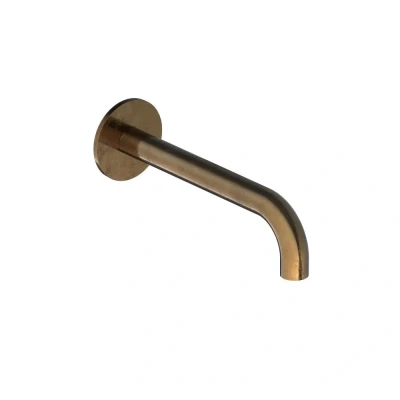 Afbeelding van HotBath Cobber Uitloop 15cm CB095 15 Verouderd Messing