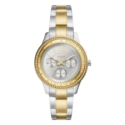 Afbeelding van Fossil ES5107 Stella Sport horloge dameshorloge Zilverkleur