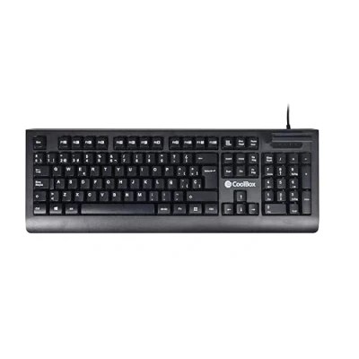 Afbeelding van Toetsenbord CoolBox COO TEC04DNI Zwart QWERTY Spaans