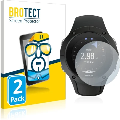 Afbeelding van BROTECT Screenprotector voor Suunto Spartan Trainer Wrist HR Folie Beschermfolie transparant (2 Stuks)