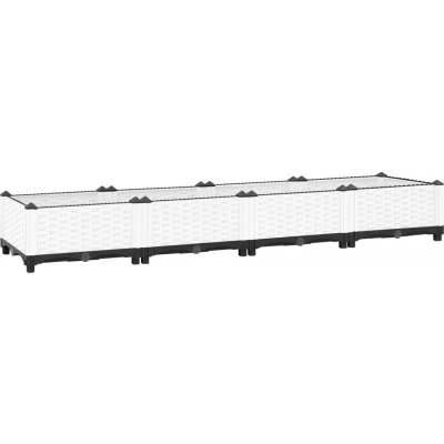 Afbeelding van vidaXL Plantenbak verhoogd 160x40x23 cm polypropeen