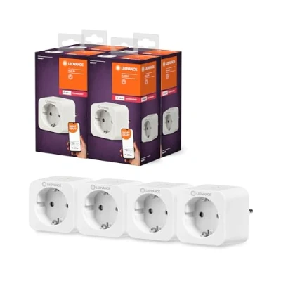 Afbeelding van LEDVANCE Smart stopcontact voor binnen met ZigBee technologie, bindt conventionele apparaten in Home, compatibel Alexa, Google &amp; Smart+ ZB INDOOR PLUG, 4 stuks