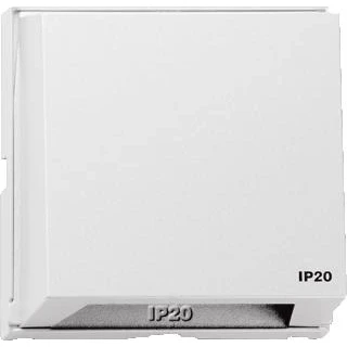 Afbeelding van Gira TX_44 opsteekbare afdekkap (IP 20) zuiver wit met overgangsplaat