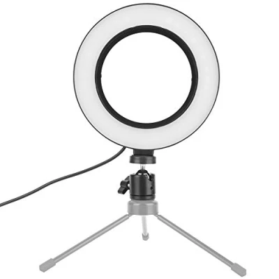 Afbeelding van so Selfie video Light, 6 inch ringlicht 72 stuks LED dimbaar licht camera vullicht voor YouTube/Video/Uitzending/Fotografie fotolampen