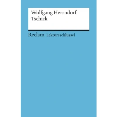 Afbeelding van Lektüreschlüssel zu Wolfgang Herrndorf: Tschick: 15442