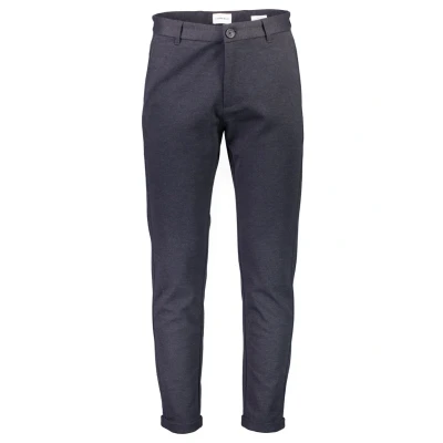Afbeelding van Lindbergh Superflex Cropped Chino, Heren, Maat: XS, Dk grey mix