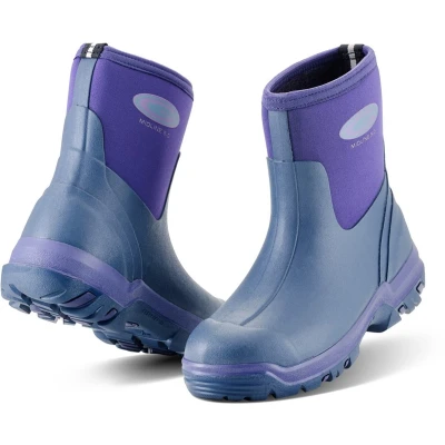 Afbeelding van Grubs Damen Gummistiefel Midline Mid Height Wellies Purple 39/40