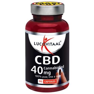 Afbeelding van Lucovitaal Cbd Cannabidiol 40mg, 90 capsules