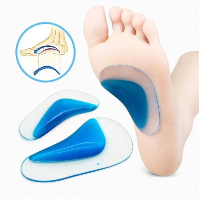 Afbeelding van Gel Middenvoet Steunlozen I Inlegzool Steunzolen 2 Stuks Blauw