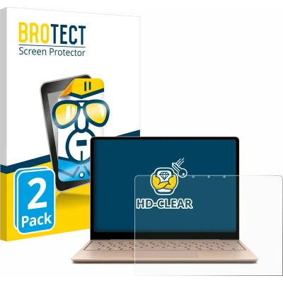 Afbeelding van BROTECT (2 Stuks) Schermbeschermer voor Microsoft Surface Laptop Go 2 Business 12.4&quot; Screen Protector Transparant