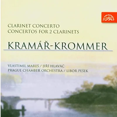 Afbeelding van Vlastimil Mareš, Jirí Hlavác, Prague Chamber Orchestra, Libor Pešek Krommer Kramár: Clarinet Concerto, Concerto For 2 Clarinets (CD)