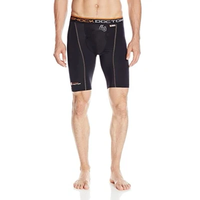 Afbeelding van Shock Doctor Compression Short met Ultra Carbon Flex Cup Kruisbeschermer Zwart Small