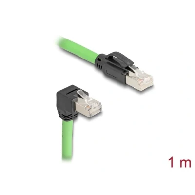 Afbeelding van Delock RJ45 Netzwerkkabel Cat.6A Stecker zu unten gewinkelt SF
