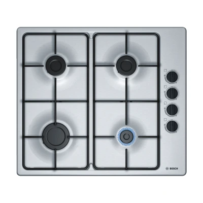 Afbeelding van BOSCH PBP6B5B80 Serie 2 Inbouw gaskookplaat RVS