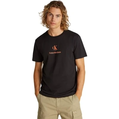 Afbeelding van Calvin Klein Jeans Shadow LOGO TEE Tshirt print, Heren, Maat: XXS, Black