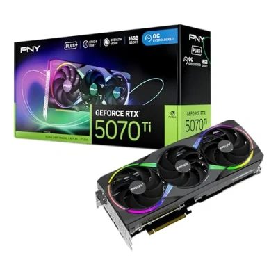 Afbeelding van PNY 12GB D7 RTX 5070TI OC ARGB