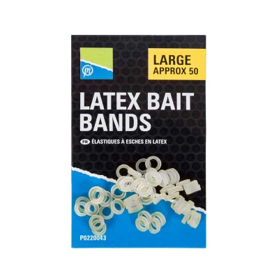 Afbeelding van Preston Latex Bait Bands Maat : Large