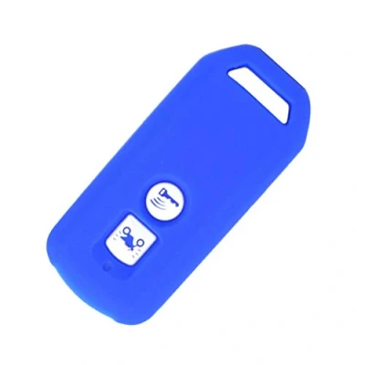 Afbeelding van Happyit Siliconen Autosleutel Cover Cases voor Honda PCX 150 hybride X ADV SH125 Scoopy SH300 Forza 125 300 Motor Scooter 2 Knoppen (blauw)
