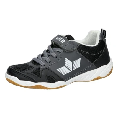 Afbeelding van Lico Unisex Kids Sport Vs Indoor Sneakers, zwart/grijs/wit., 35 EU
