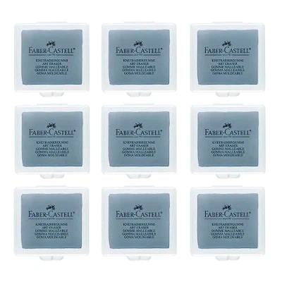 Afbeelding van Faber Castell 205051 Gum Art 127220, grijs, 9 stuks