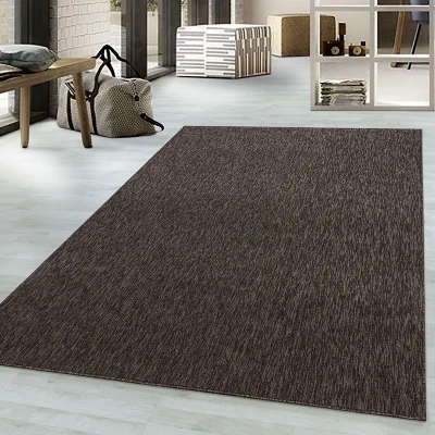 Afbeelding van Laagpolig vloerkleed Nani Bruin 280x370cm Adana Carpets