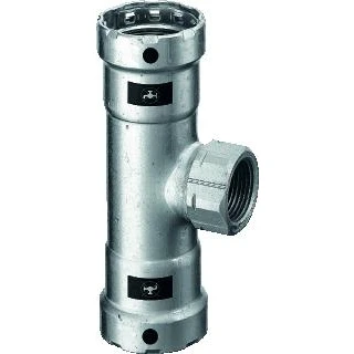Afbeelding van Megapress overgangs T stuk 1&quot; pers x 1/2&quot; bi.dr.