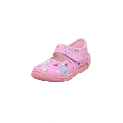 Afbeelding van Superfit Belinda Pantoffels voor kinderen, Maat: 26, Rosa/mehrfarbig Textiel