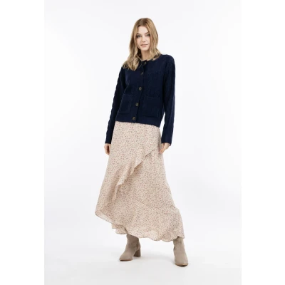 Afbeelding van Cardigan met knopen DREIMASTER XL/XXL / Marine 74% Polyacryl 22% Polyester 4% Elastaan