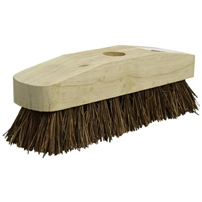 Afbeelding van Silverline Schrobborstel Rieten Haren 228 mm Rubberhout