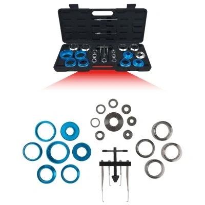 Afbeelding van KS Tools 700.1280 Asafdichtring en simmerring montagegereedschapsset, 24 delig