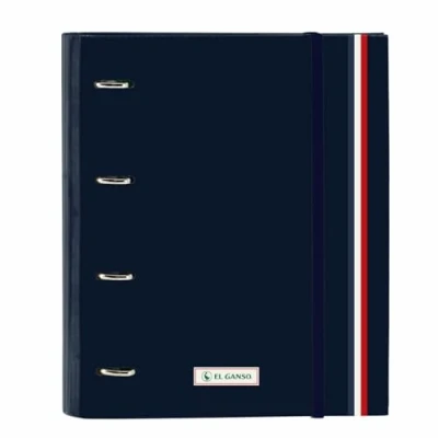 Afbeelding van Ringmap El Ganso Eclipse Marineblauw 27 x 32 3.5 cm