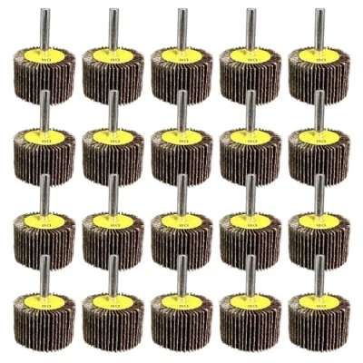 Afbeelding van Ventilatormolen, 40X25x6MM korrel 80. De slijpschijf is Geschikt voor het reinigen van roest/lasfrezen/houtproducten. alle elektrische/draaibank gereedschappen (20 stuks)