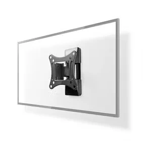 Afbeelding van Nedis Draai en Kantelbare TV Muurbeugel 13 27 &quot; Maximaal schermgewicht: 15 kg Kantelbaar Draaibaar Minimale muurafstand: 60 mm Maximale 1 Draaipunt(en) ABS / Staal