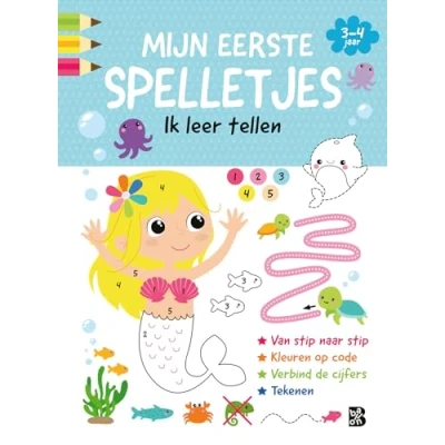 Afbeelding van Mijn eerste spelletjesblok 3 4 jaar Ik leer tellen (Paperback)