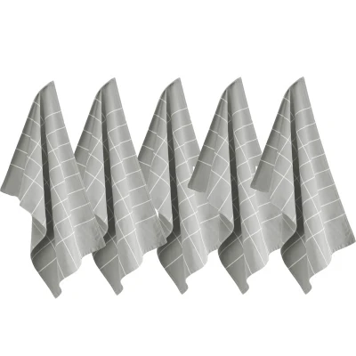 Afbeelding van Byrklund Theedoek Do Dishes Grijs 5 stuks