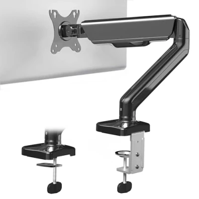 Afbeelding van VIVO Enkele 17 tot 32 inch monitor in hoogte verstelbaar contragewicht mechanische arm bureaustandaard, klassiek, universele VESA montage, STAND V001O