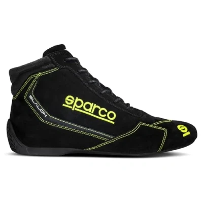 Afbeelding van Sparco Slalom 2022 enkellaarzen, maat 41, zwart/geel, uniseks, volwassenen, Standaard, EU, 41 EU