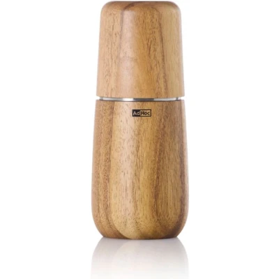 Afbeelding van AdHoc Peper of zoutmolen Yono, 15 cm, Bruin, Acaciahout