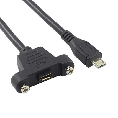 Afbeelding van Systeem S Micro USB Panel Mount bus met Screw Nuts 50cm