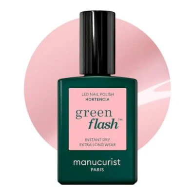 Afbeelding van Manucurist Green Flash Gel nagellak oranje rood gelnagellak Poppy Red 12 vrije nagellak, natuurlijke ingrediënten (84%) Made in France 15 ml