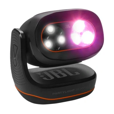 Afbeelding van JBL PartyLight Beam, Bluetooth RGB LED Lichtprojector voor PartyBox Luidsprekers, Party Verlichting en Kamerdecoratie, Auracast Ondersteund, Compatibel met ONE/PartyBox Apps, 0.92 kg