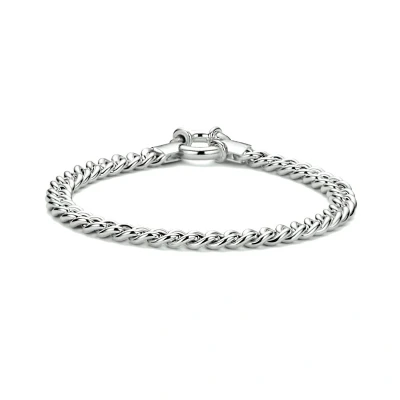 Afbeelding van Zilver Gerhodineerd Armband Gourmette 5,8 Mm 19 Cm Met Groot Springslot 1338026