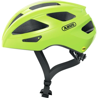 Afbeelding van Abus Macator MIPS road helm BikeTotaal.nl Geel