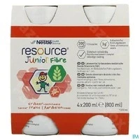 Afbeelding van Resource Junior Fibre Aardbei 4x200ml