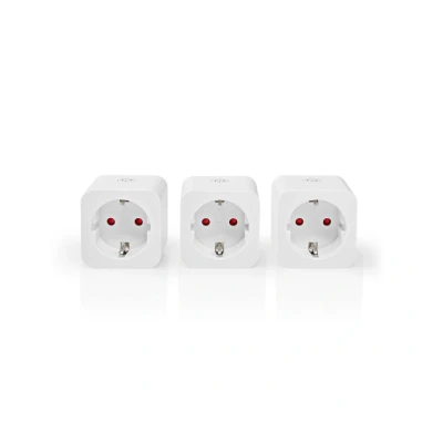 Afbeelding van Slimme stekker Nedis SmartLife (Wifi, Randaarde, 16A, Energiemeter, 3 stuks)