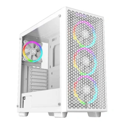 Afbeelding van PC behuizing XIGMATEK Gaming G Pro Arctic (wit) Middelgrote toren E ATX formaat 4 x 120 mm LED A RGB