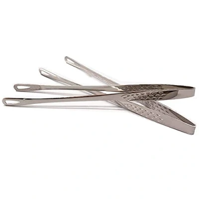 Afbeelding van Teogneot Grilltang, roestvrij staal, pincet, keuken, te gebruiken als vleestang, brratzang, kookpincet of serveertang, een nuttig keukenhulpje
