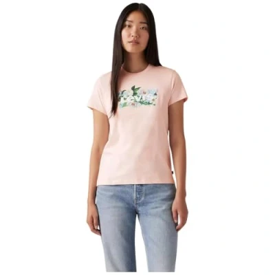 Afbeelding van Levi&#039;s dames T shirt The Perfect Tee, carnation bw fill lc, XS