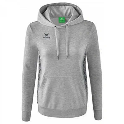 Afbeelding van Essential Team sweatshirt met capuchon dames licht grey melange/slate / 42
