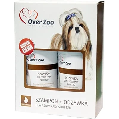 Afbeelding van Over Zoo Shampoo 250 ml + conditioner voor shih tzu honden 240